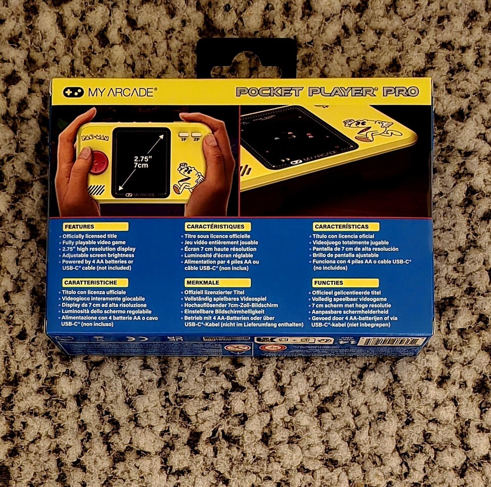 My Arcade Pocket Player Pro Pac Man - 2.7" Color Display