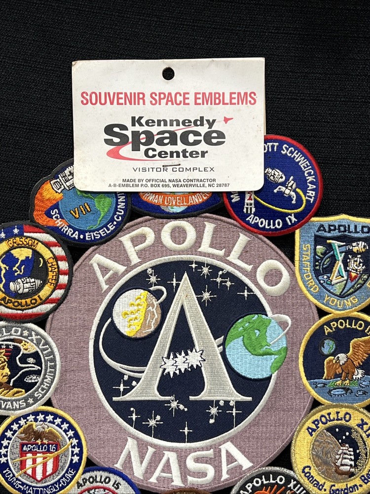 Complete NASA Apollo Patch Set 2 3.5" - 12"