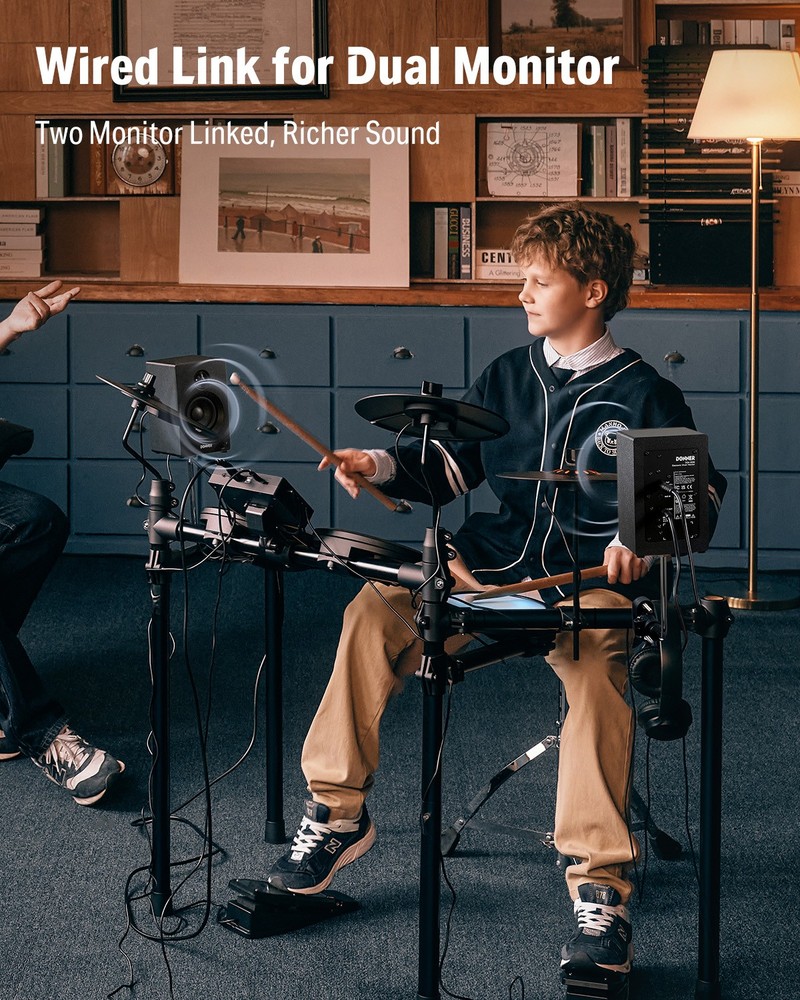 Donner DDA-20SE Electronic Drum Amp Bluetooth Dual Drivers Practice Speaker