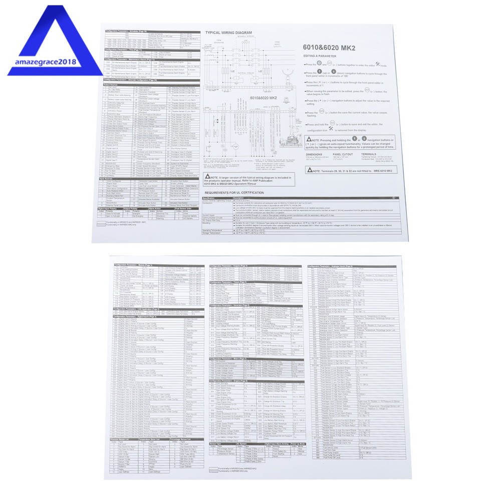 1PC Generator Electronics Control Panel Module DSE6020MKII DSE6020 Replacement