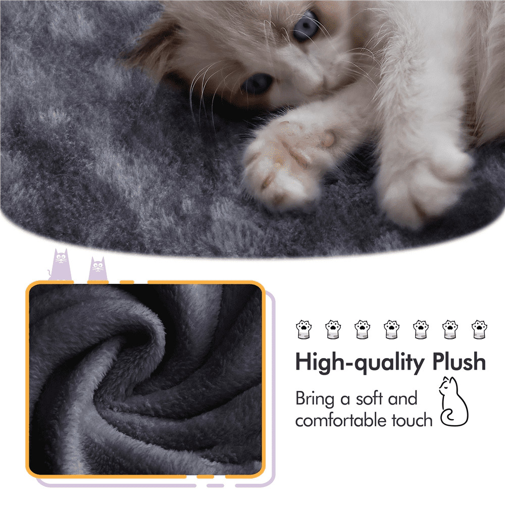 Multi-level Small Cat Tree Tower with Condo, Dark Gray