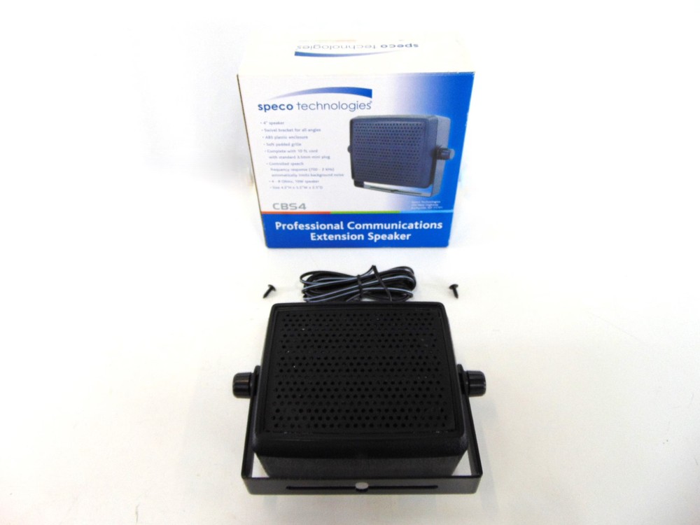 Speco Technologies CBS4 Professional Communications Extension Speaker 4" *New*