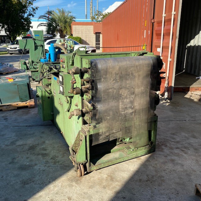 D&R Inc. 26 x 8 DNR Roll Sheet Take-Off Puller with Slitter IN REBUILD PROCESS