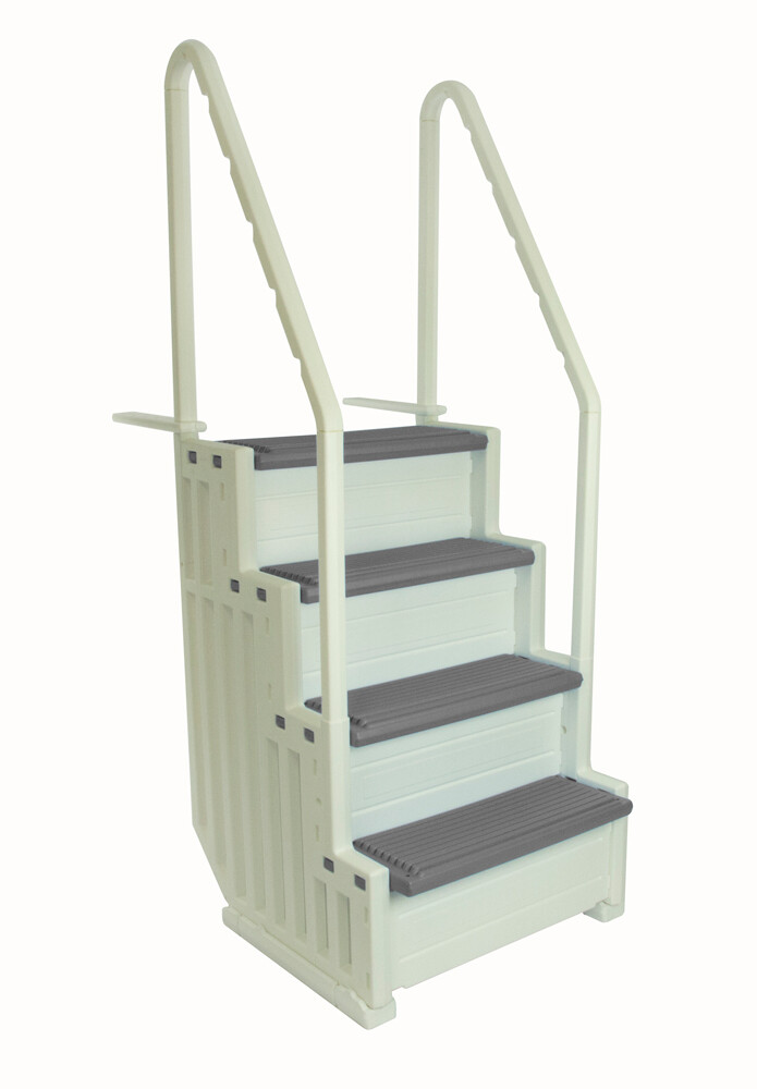 Confer Plastics In-Pool Step Aboveground Swimming Pool Steps Entry System