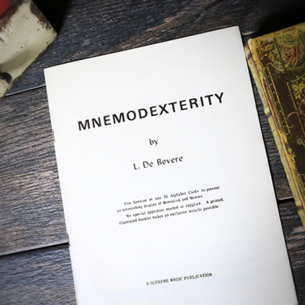 Mnemodexterity by L. De Bevere - Book