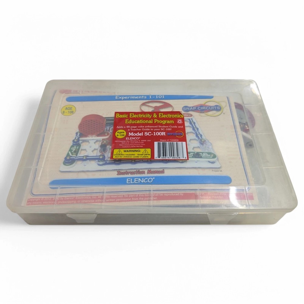 Snap Circuits SC100R Electricity & Electronics Educational Program Kit NEW