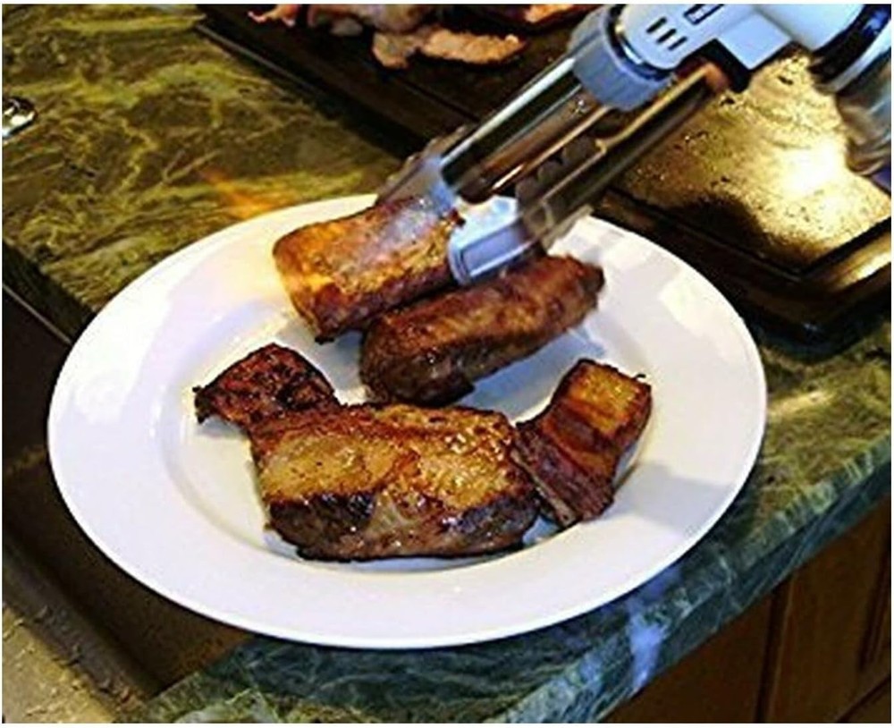 Culinary Professional Kitchen Butane Torch | Adjustable Flame Shape Strength ...