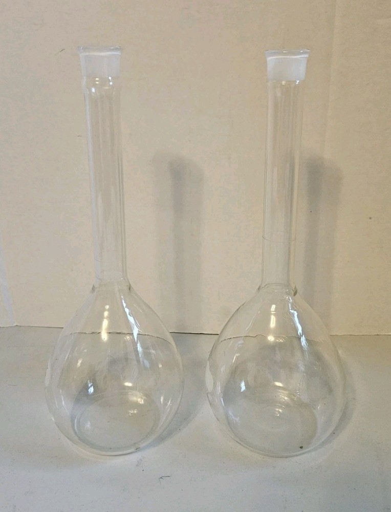 Pyrex #5640 500mL Class A Volumetric Flask No Stopper (2)