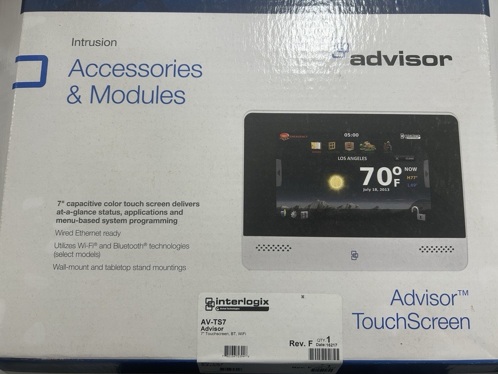 Advisor 7inch Touchscreen / Accessories And Module Bundle