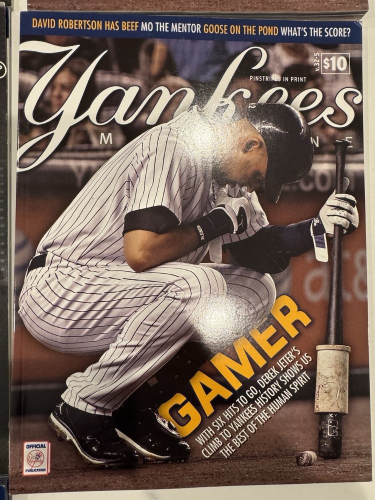 Collection of Derek Jeter 3000th Hit Game Programs