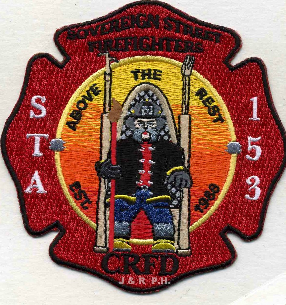 Castle Rock  Station-153  "Above the Rest", CO   (4" x 4" size)    fire patch