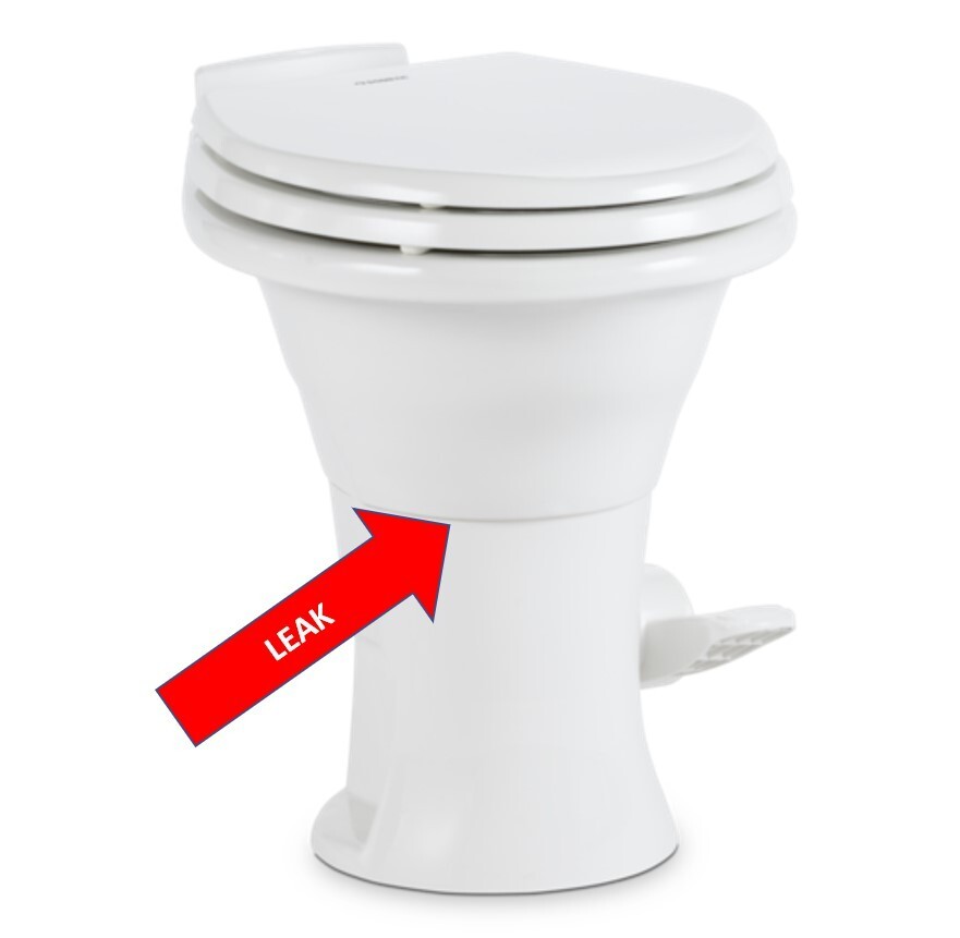 Dometic 310 & 311 Toilet - Pedestal to Bowl Leak Repair Kit