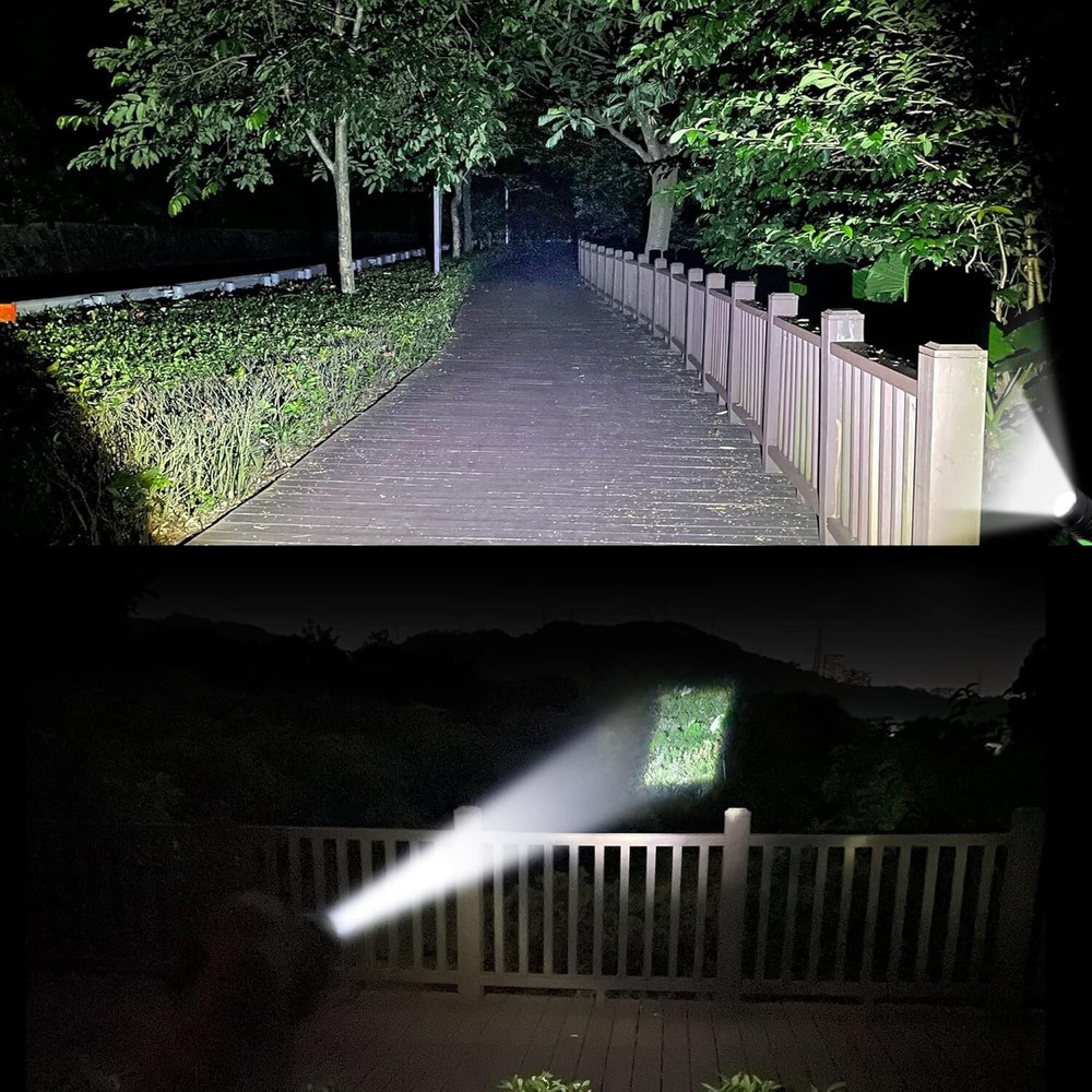Super Bright LED Tactical Flashlight Rechargeable Work Light Lot 2000 High Lumen