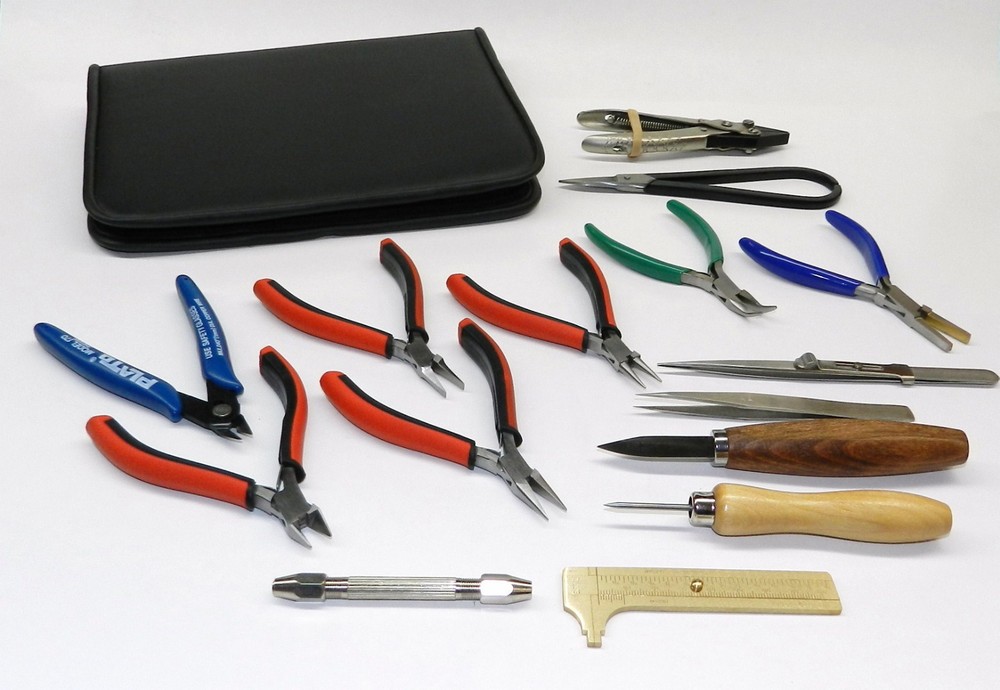 Jewelry Making Tools Hand Tools Kit For Bead Working Hobby Model Making DLX 15pc