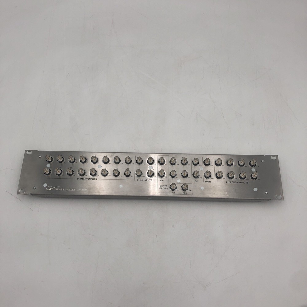 USED Tektronix Grass Valley M2100 Audio Breakout Interface READ