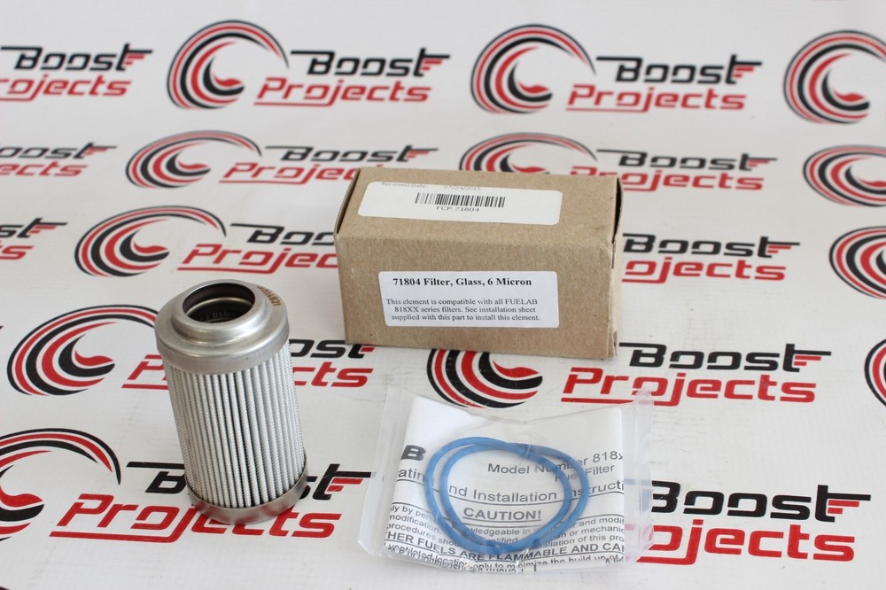 Fuelab Fiberglass Replacement Fuel Filter Element 6 microns 71804