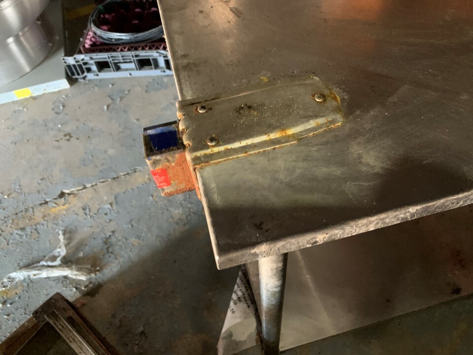 John boos Custom Cutting Table w/ SliceChief Table Mount