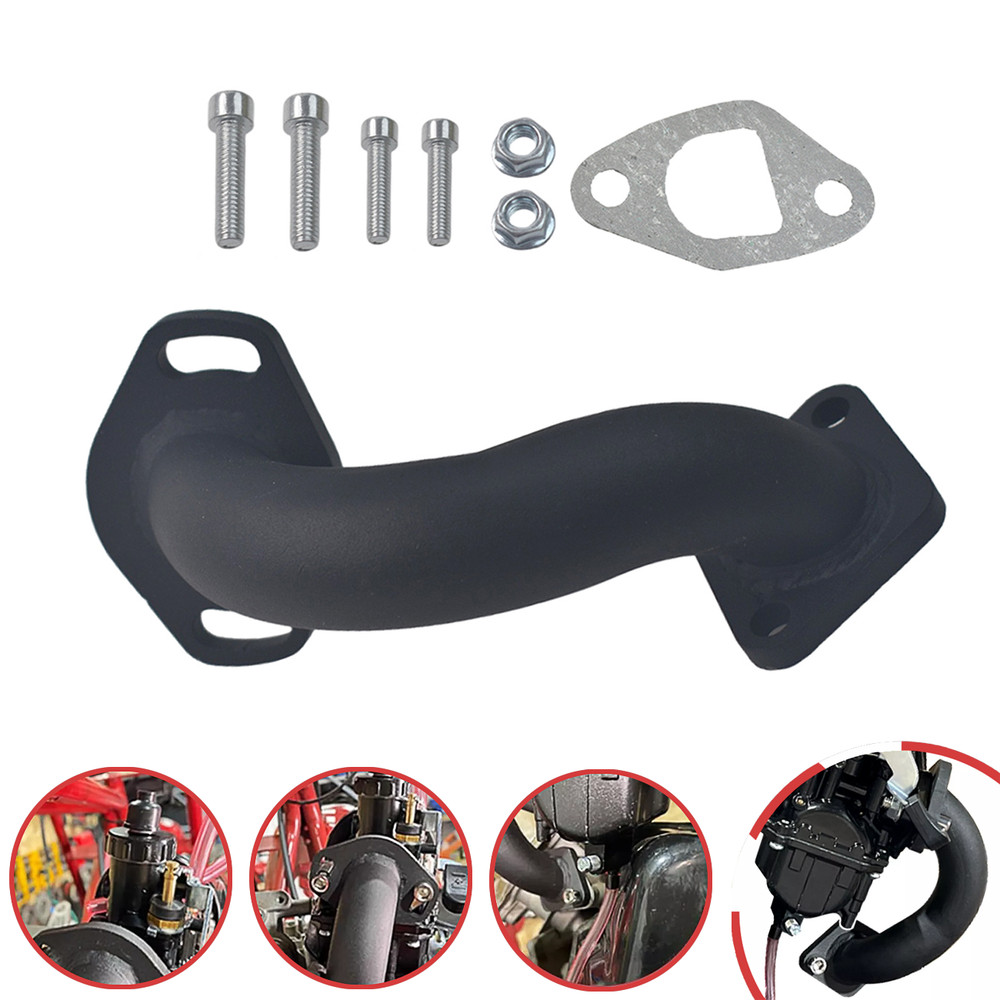 Inverted Intake Manifold For Coleman 196cc Mini bike Predator Ghost 212 224cc