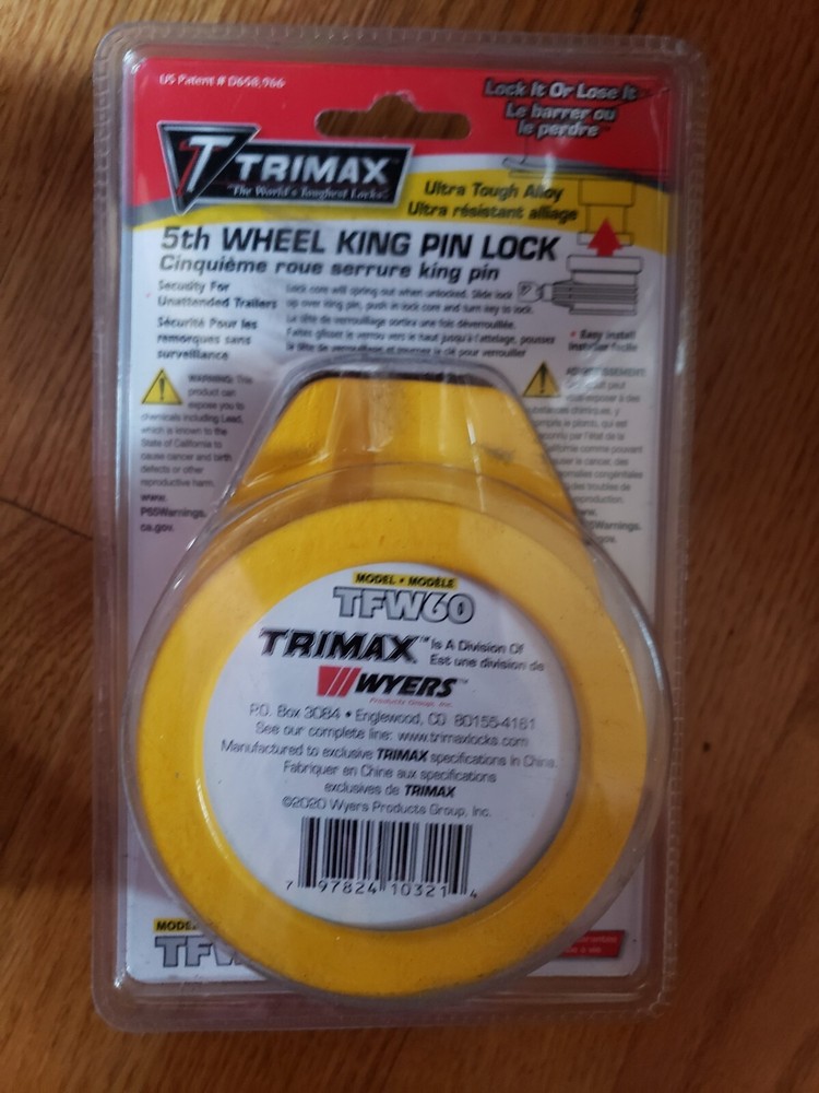 TRIMAX TFW60 5TH WHEEL KING PIN LOCK