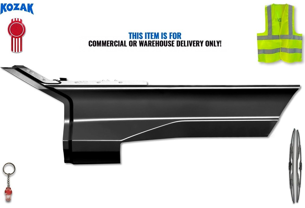 Kenworth T680 Next Gen 2022+ Front Step Fairing Panel with Bracket Right Side