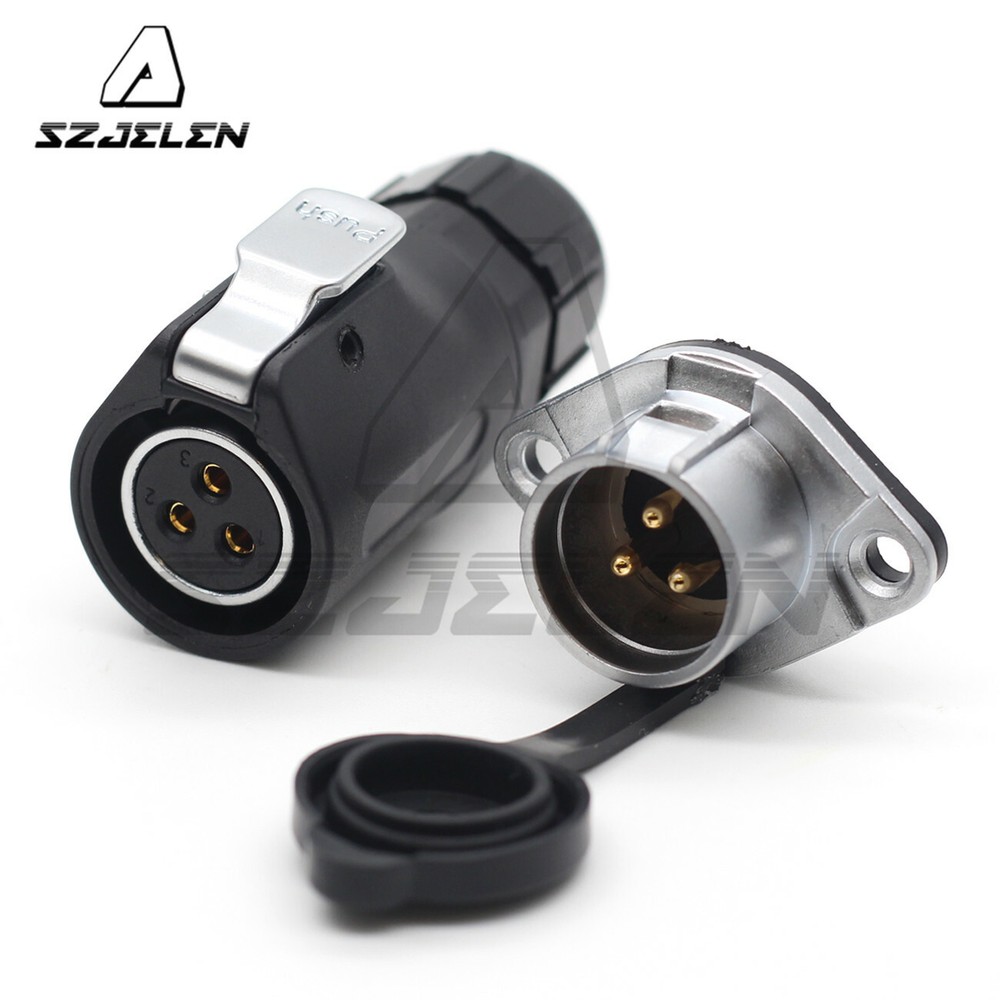 XHP20 3Pin Aviation Connector,Waterproof Plug Socket,LED Electrical Connector