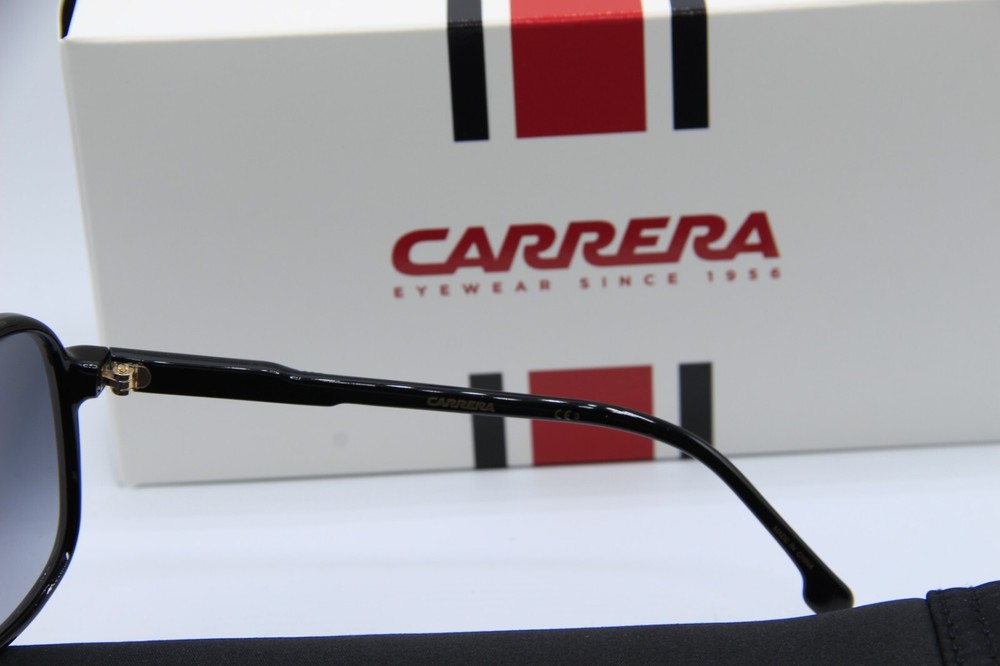 NEW CARRERA 1047/S OIT9O BLACK RED AUTHENTIC SUNGLASSES W/CASE 62-10