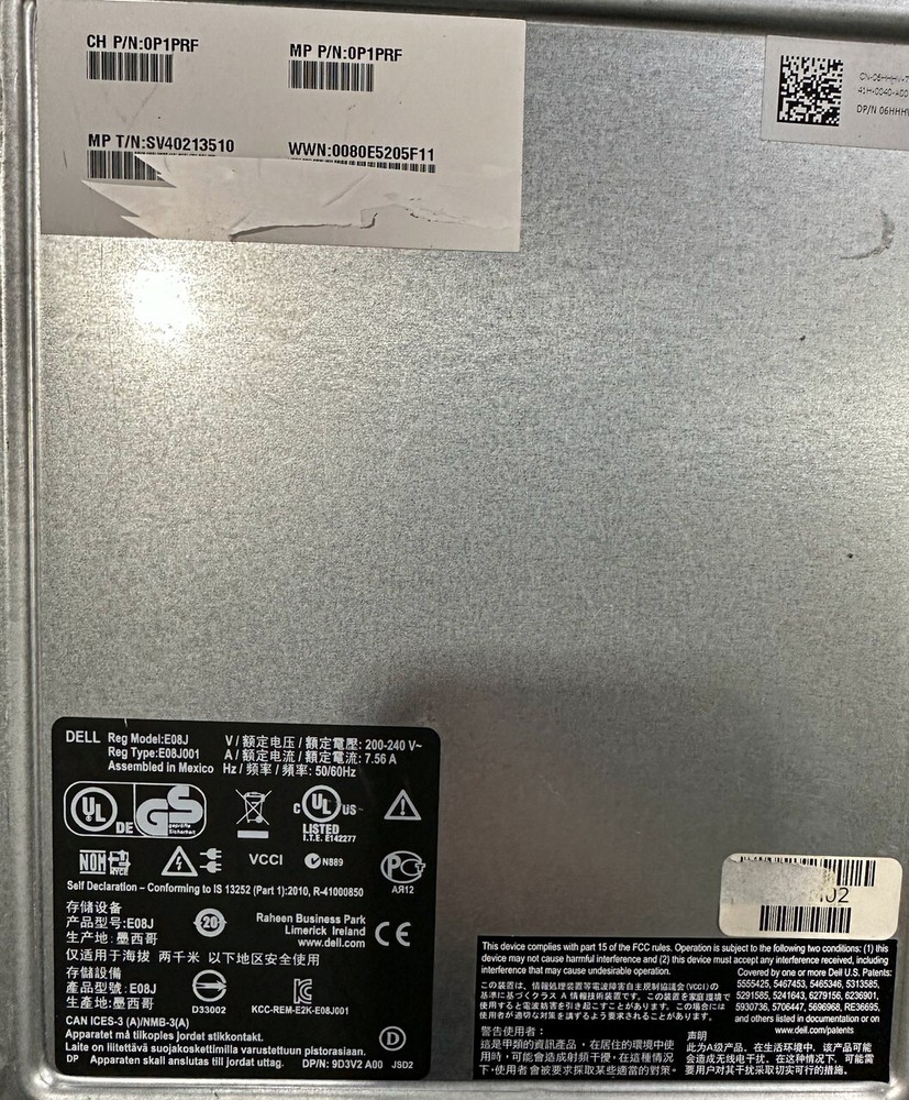 DELL POWERVAULT MD3460: storage array |010-6213301