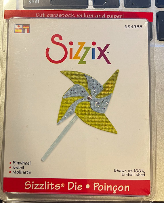 SIZZIX SIZZLITS - PINWHEEL - 654933 NEW!!!