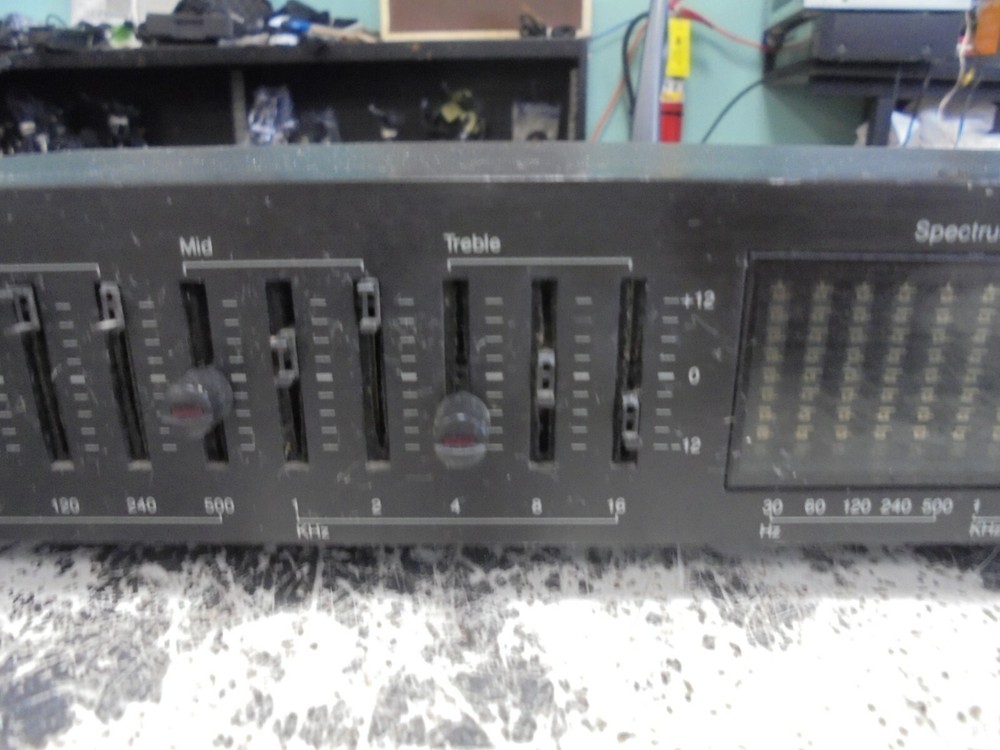 AudioSource Model EQ Eight/Series II Stereo Graphic Equalizer READ/SEE PICS