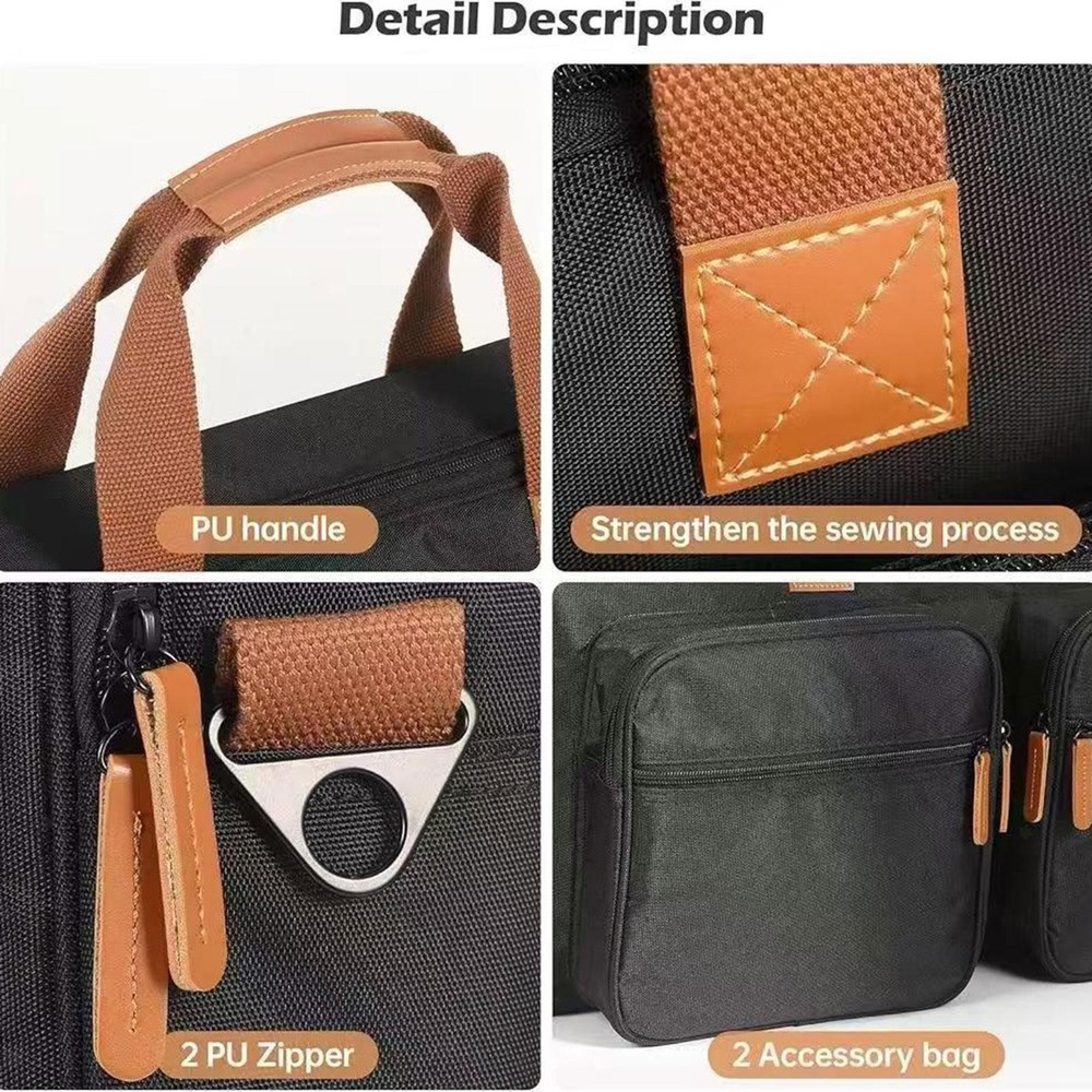 DJ Controller Protective Case Carry Bag Oxford Fabric Compact Versatile