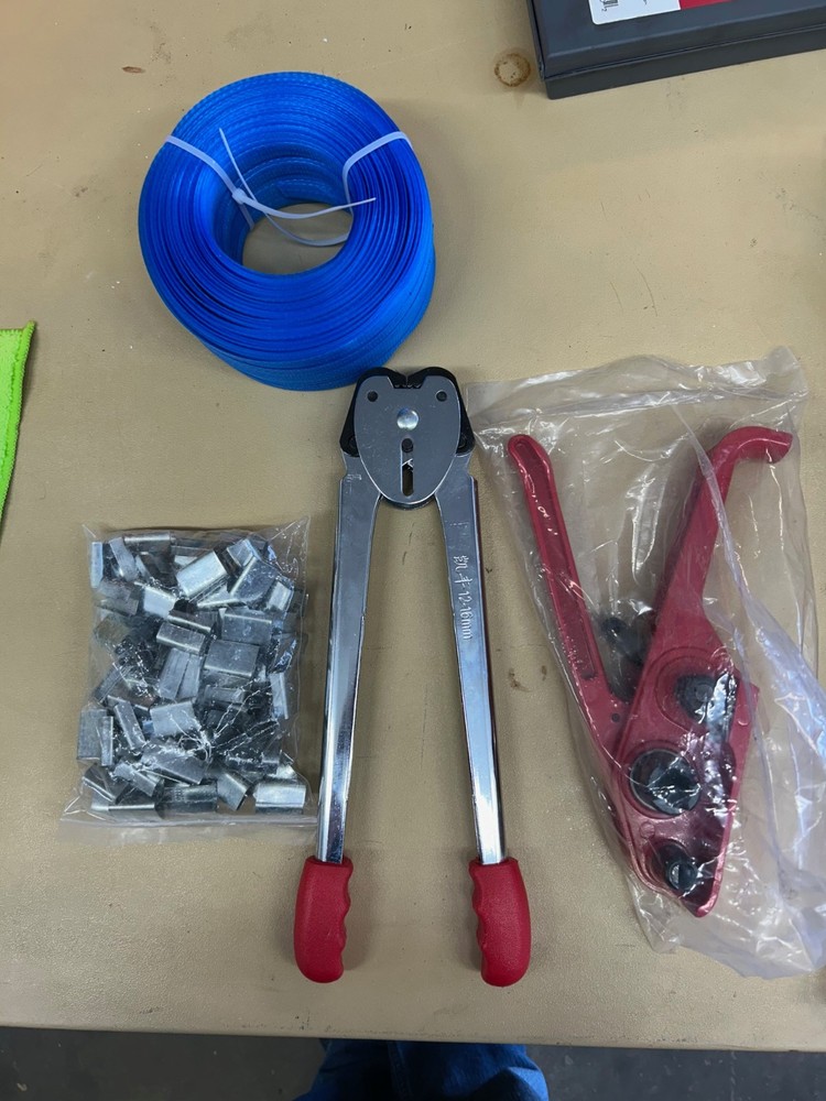 Solid Banding Strapping Kit Pallet Packaging Tool Heavy Duty Tensioner Kit