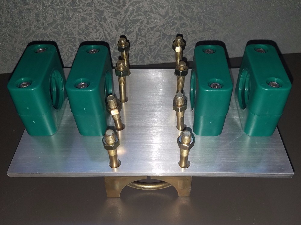 9.5"x6" Dipole-Driven Element Al.Antenna Plate 2" Driver Element to 3" Boom