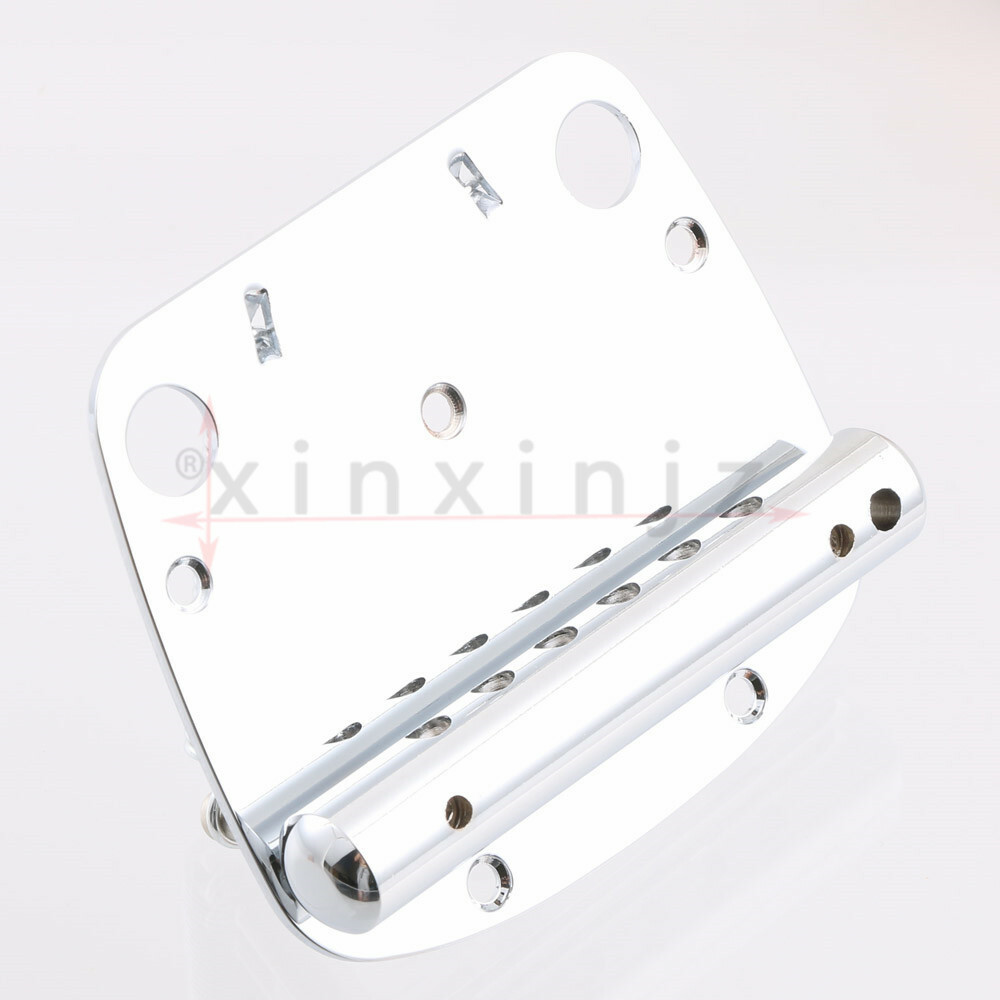 Chrome Tremolo Tailpiece Bridge for Mustang Guitar