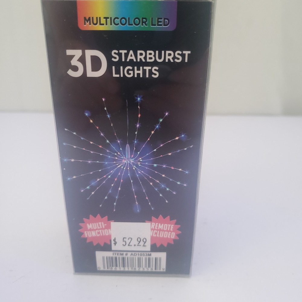 Kurt S. Adler 3D Starburst Multicolor LED # AD1053M