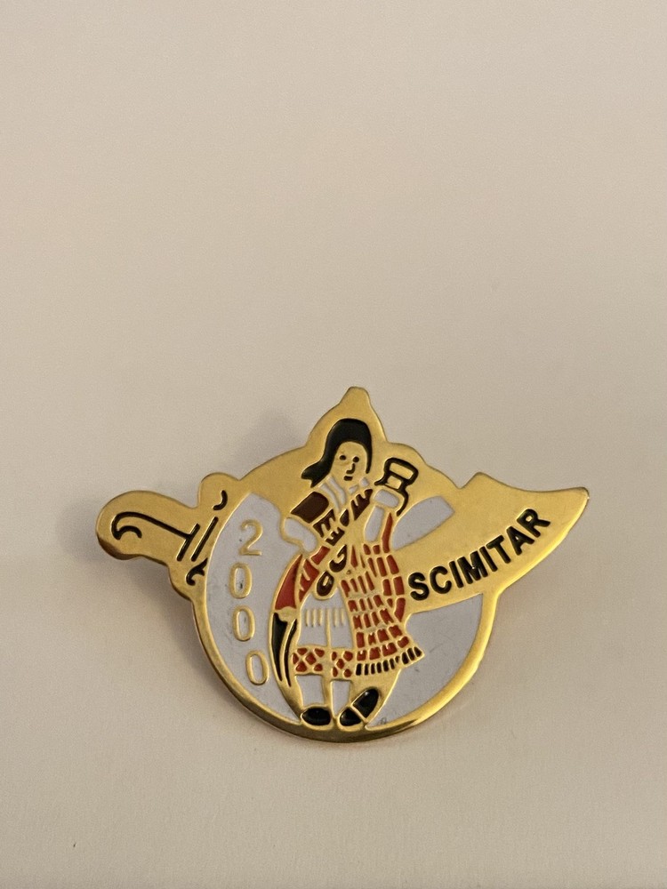 Shriners Scimitar 2000 Lapel Pin P177
