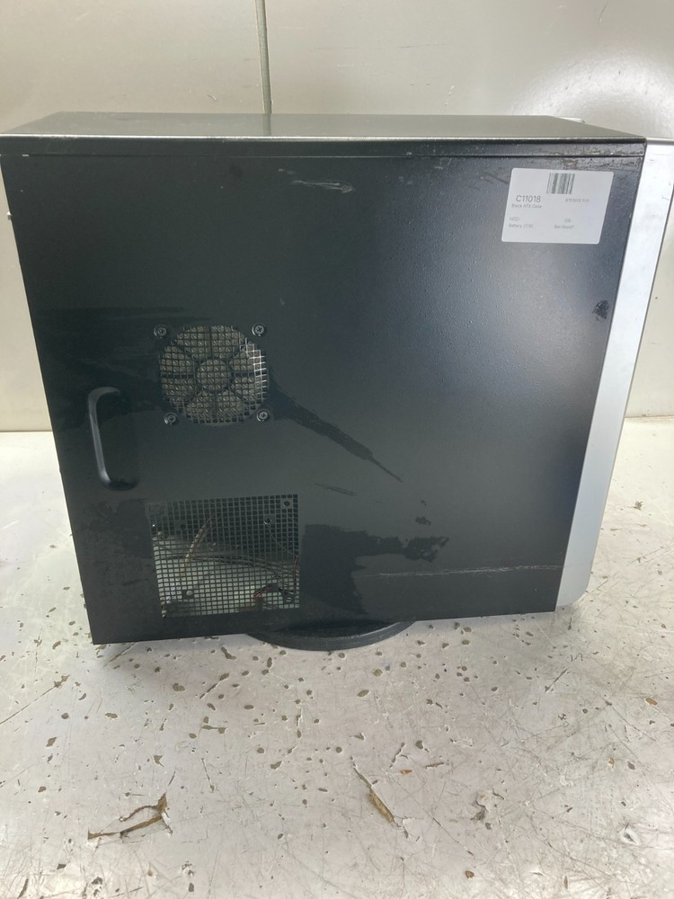 Vintage Black and Silver Sleeper Build ATX Case