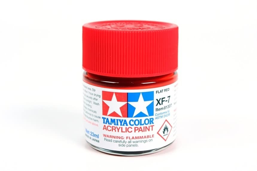 TAMIYA Acrylic Paint XF-7 Flat Red 23 ml