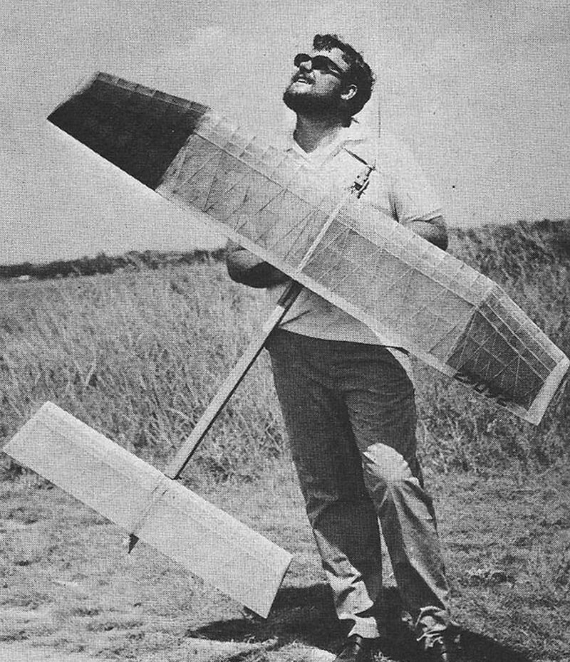 Model Airplane Plans (FF): HYSTERIA 600 63" for .15 Engine by DIck Mathis