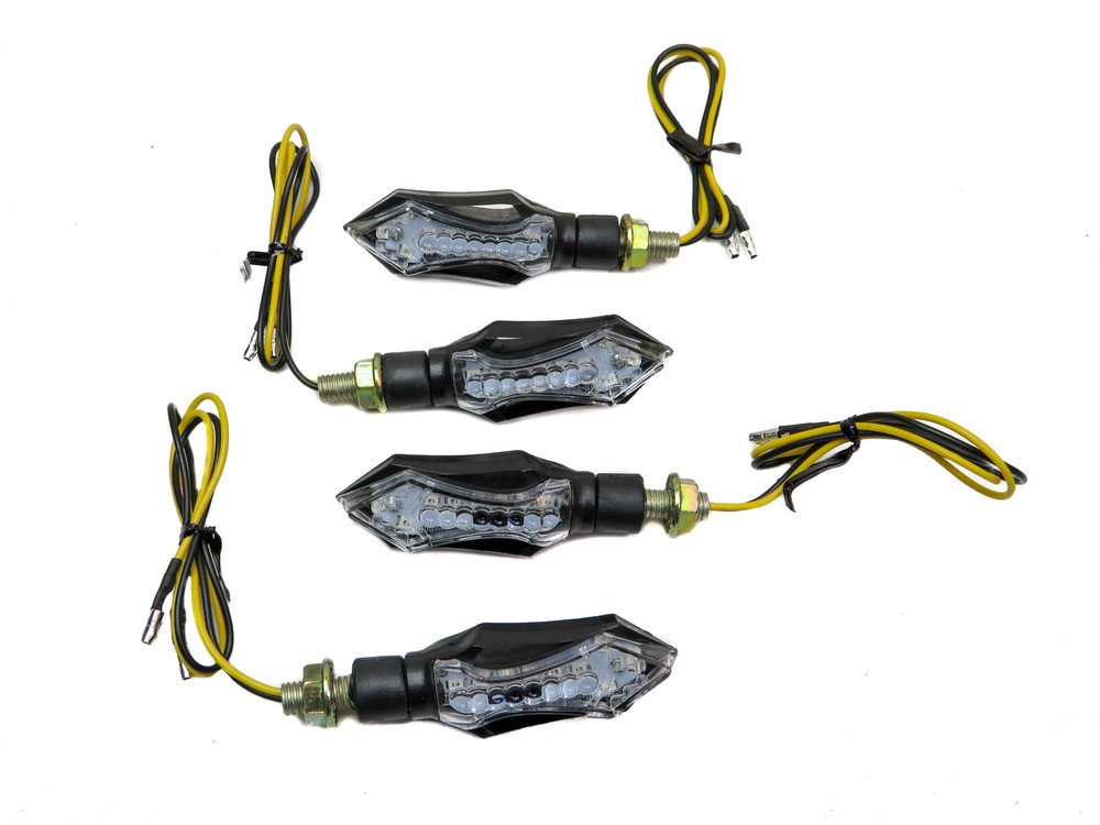 Indicators LED Sequential Wave Full Set 4 For Yamaha YFZ 450 Quad 2004 - 2013