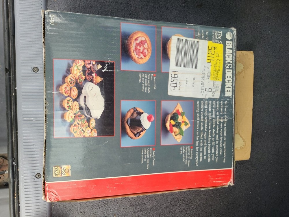 BLACK+DECKER The Shell Baker Meal and Dessert Maker - White: OPEN BOX, Kitchen