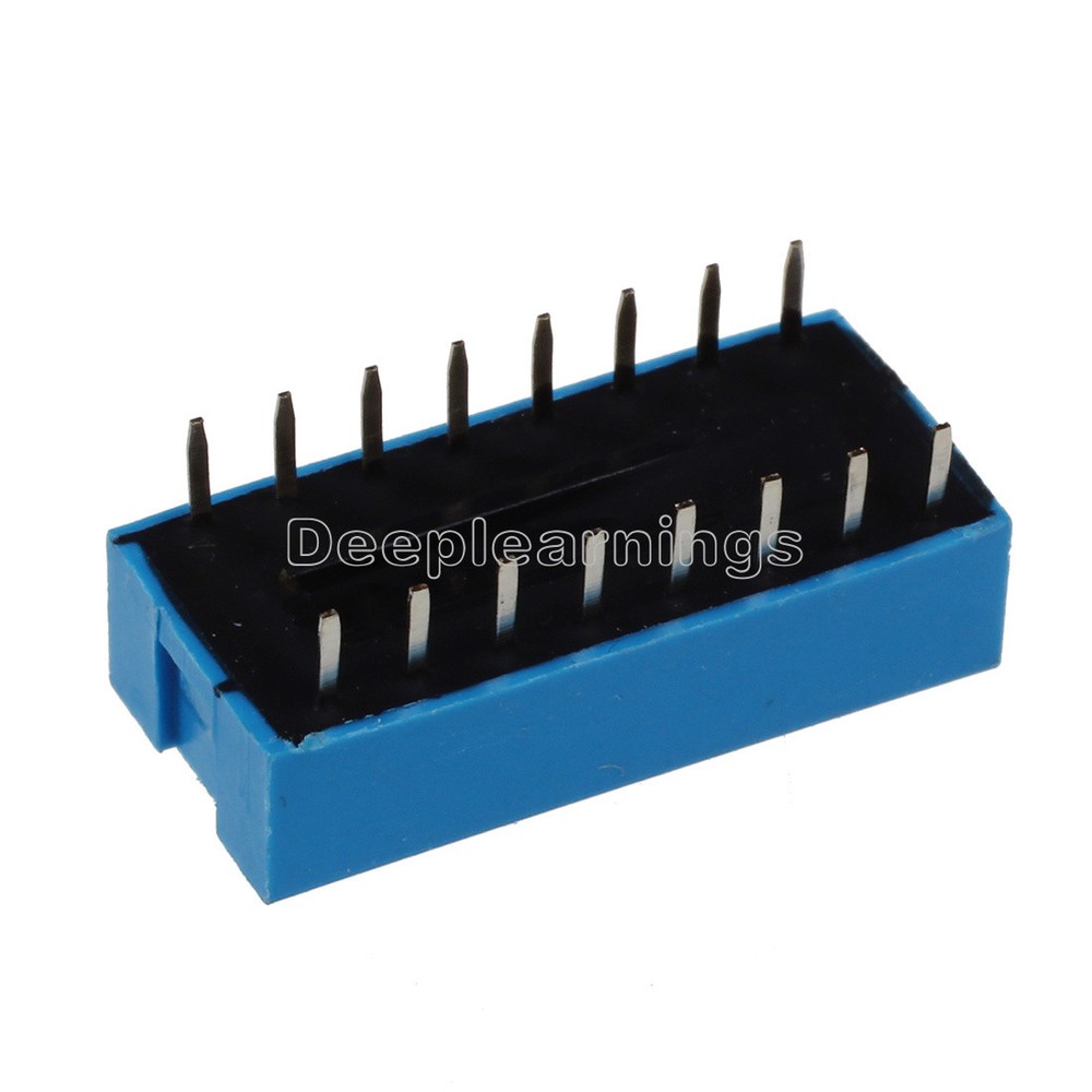 5 PCS Slide Type Switch Module 2.54mm 8-Bit 8 Position Way DIP Blue Pitch
