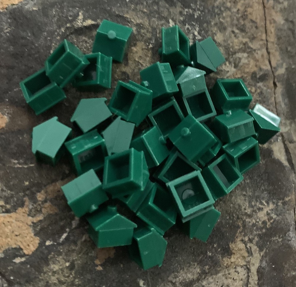 Monopoly Hotel & House Piece Lot. Used