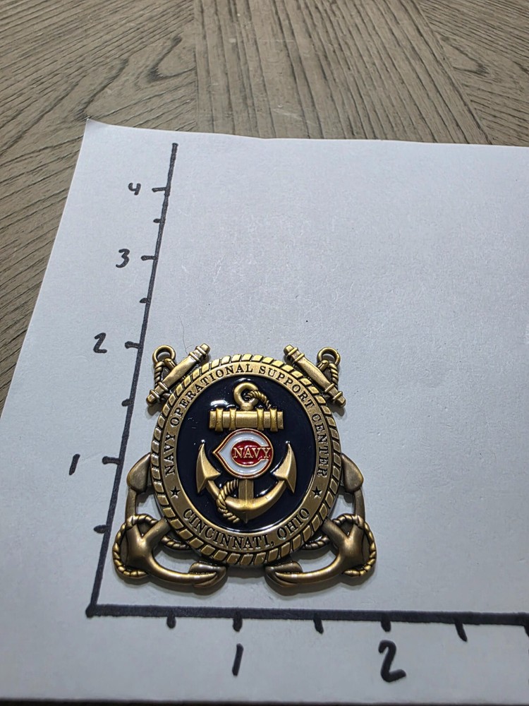 NAVY NOSC CINCINNATI CHIEFS MESS CHALLENGE COIN