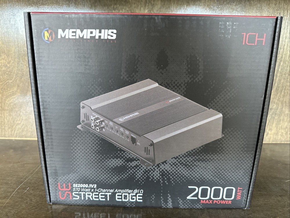 Memphis Audio SE2000.1V2 Street Edge 2000W Max 1 Ohm Monoblock