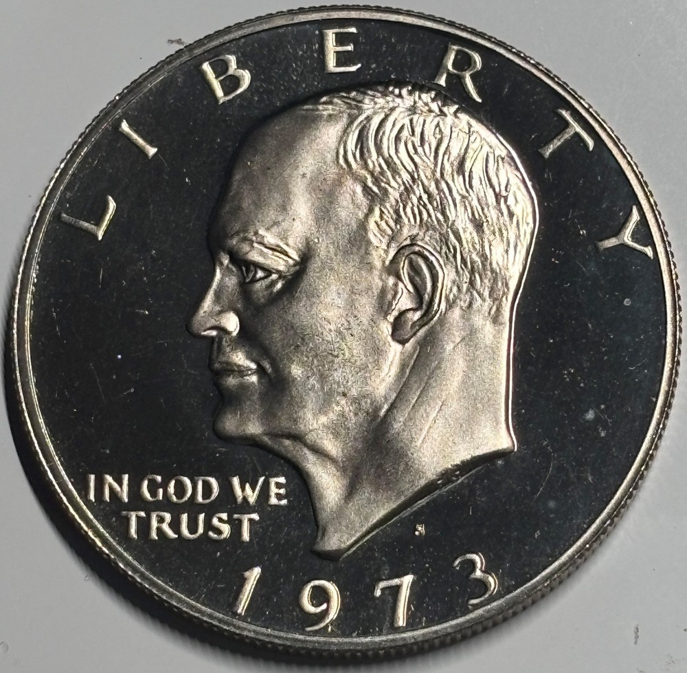 1973 S Eisenhower Ike  Copper Nickel Clad Proof Dollar