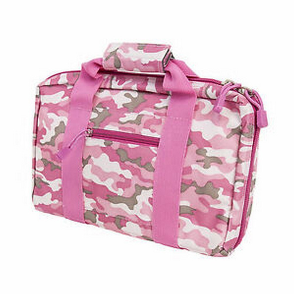 NcStar Discreet Handgun/Pistol Case Heavy Duty Double Zipper Pink - CPP2903