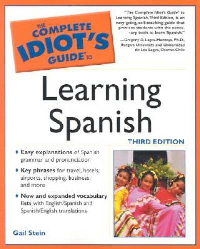 Complete Idiot's Guide to Learning Spanish (The Complete Idiot's Guide) - GOOD