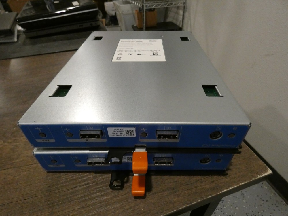 Lot of 2 Dell Compellent SC2 0TW47 E01M E01M001 Controller Modules from SC200