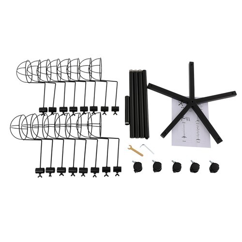 Freestanding Hat Rack 16-hook Hat Display Rack Home/Retail Hat Display Stand