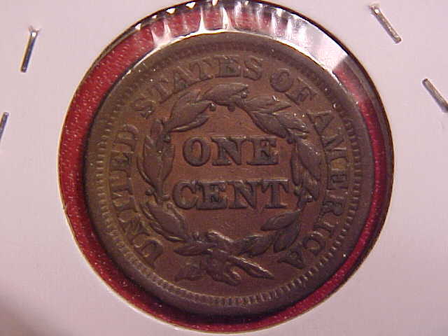 1854 LARGE CENT - VF - SEE PICS! - (X1372)